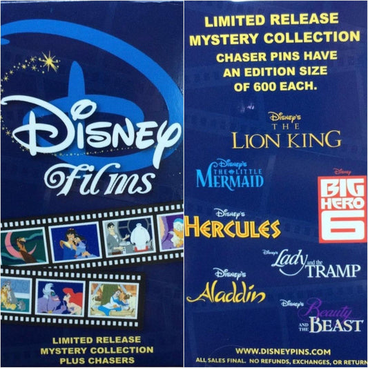 Disney Films Mystery Pin Collection