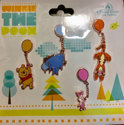 Winnie the Pooh PIn Set - Shanghai Disneyland