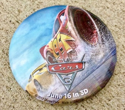 Cars 3 Button