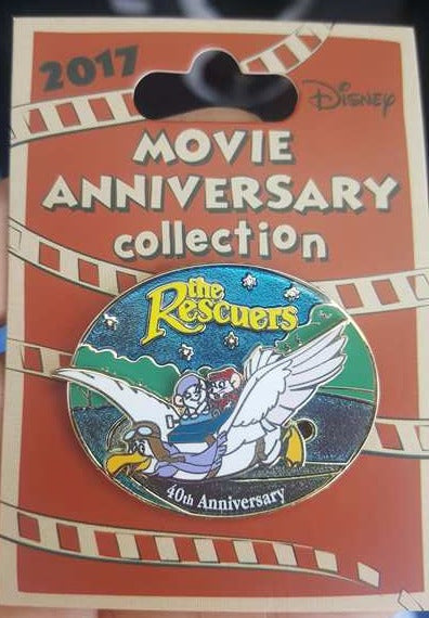 Cast Member Movie Anniversary Rescuers Pin