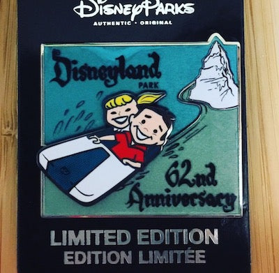 Disneyland 62nd Anniversary Pin