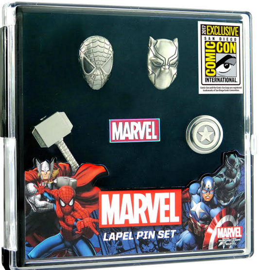 Marvel Comic Con 2017 Pin Set