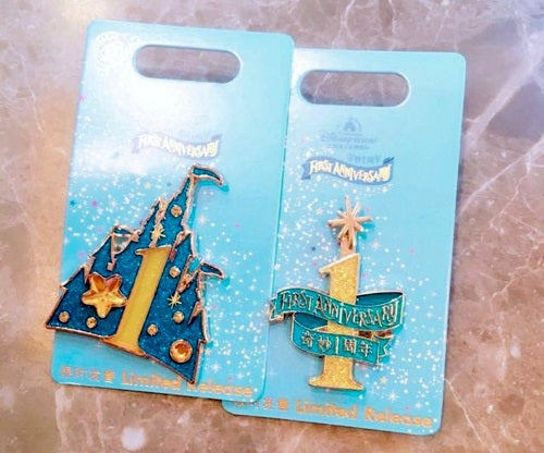 Shanghai First Anniversary Disney Pins