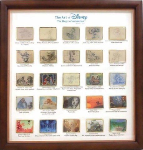 The Art of Disney – The Magic of Animation Frame Set