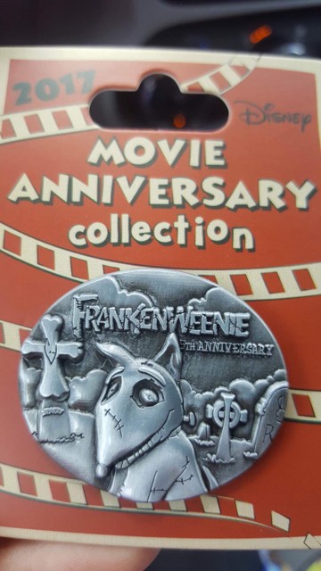 Cast Member Movie Anniversary Frankenweenie Pin