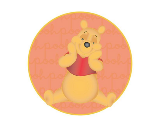 Cursive Cuties Winnie the Pooh Pin