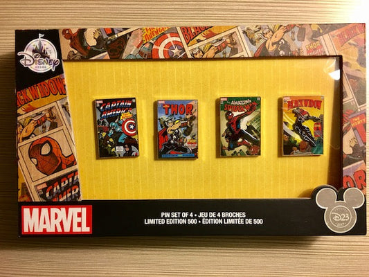Disney Store Marvel Pin Set - D23 Expo 2017