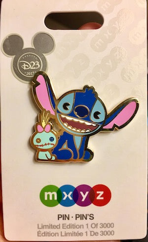 Disney Store Stitch MXYZ Pin