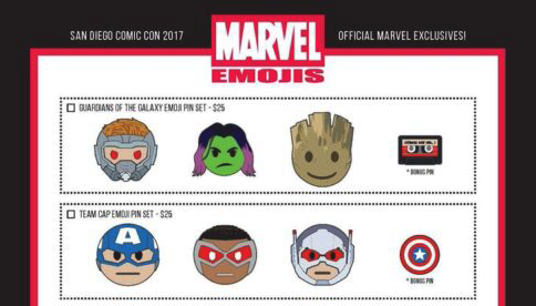 Marvel Emoji Pins