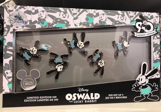 Oswald 90th Anniversary Pin Set - D23 Expo 2017