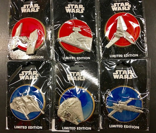 Star Wars Spaceship Pins - D23 Expo 2017