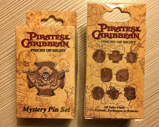 WDI Pirates of the Caribbean Mystery Pin Set