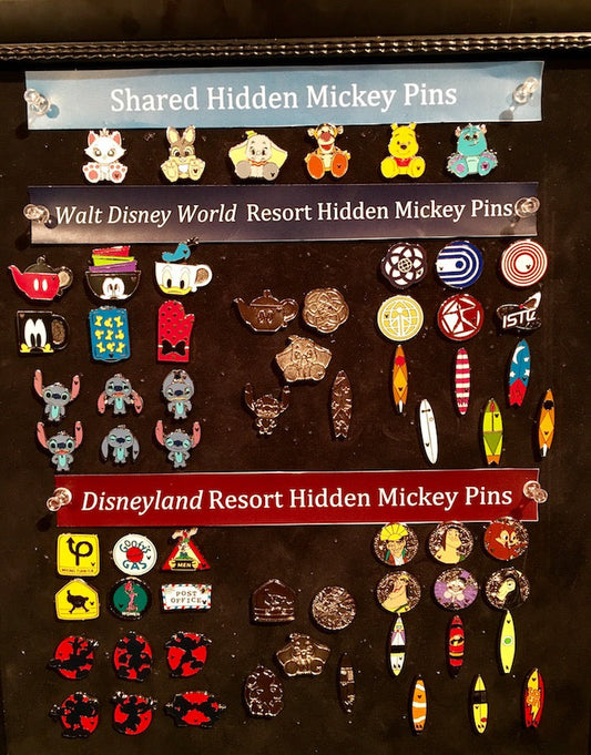 Disney Hidden Mickey Pins 2018