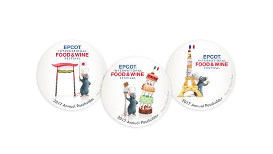 Food & Wine 2017 Buttons