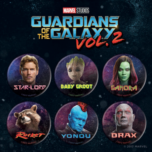 Guardians of the Galaxy Vol. 2 Button Set