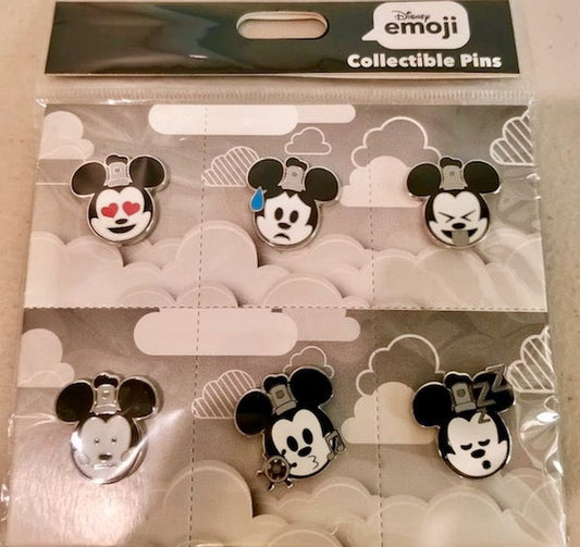 Steamboat Willie Emoji Pin Set