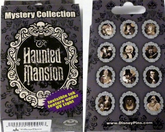 The Haunted Mansion 2017 Cameo Mystery Pin Collection