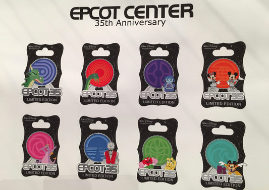 Epcot Center 35th Anniversary WDI Pins