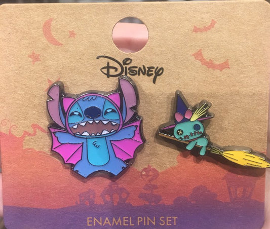 Stitch Halloween Pin Set - BoxLunch
