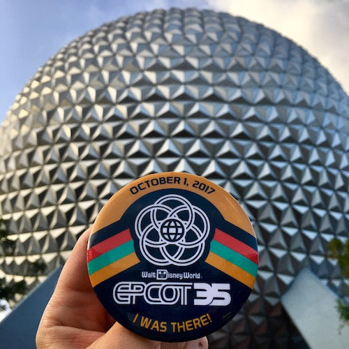 Epcot 35th Anniversary Button