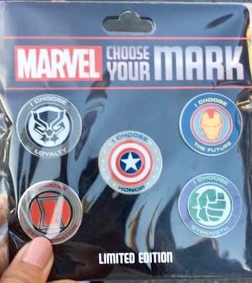 Marvel Choose Your Mark Pin Set