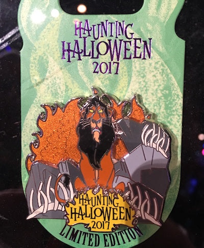 Scar Haunting Halloween 2017 Pin