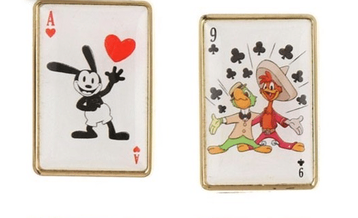 Playing Cards Pin Set at Disney Store Japan