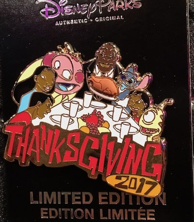 Disney Parks Thanksgiving 2017 Pin