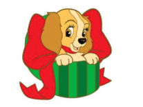 Lady Toys for Tots Pin