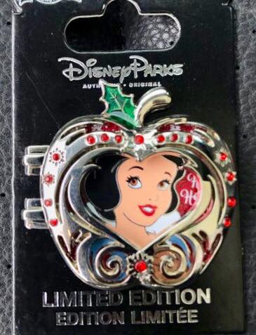 Snow White Holiday Cast Member Pin- Closed