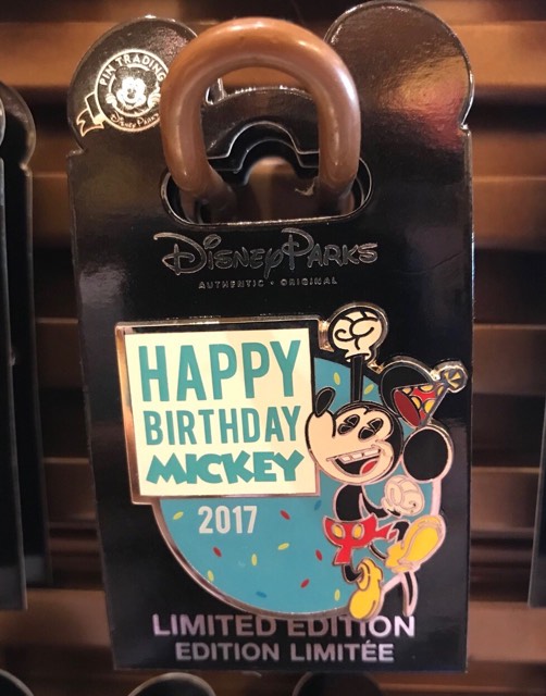 Surprise Mickey Birthday Pin 2017