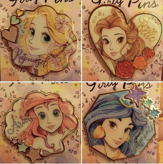 Girly Pins - Disney Store Japan