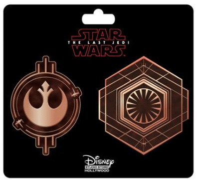 Star Wars The Last Jedi 2 Pin Set
