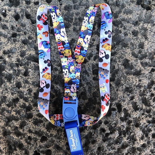 Disney Emoji Reversible Lanyard