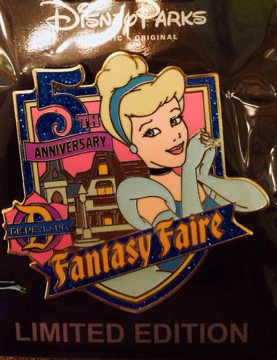 Fantasy Faire 5th Anniversary Cast Member Pin