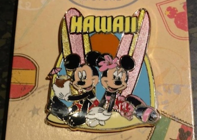 Hawaii Mickey Minnie Disney Pin