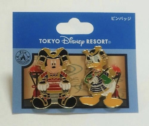Samuari Mickey & Donald 2018 Disney Pins
