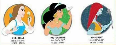 Disney Heroines WDI Pins - Set 2