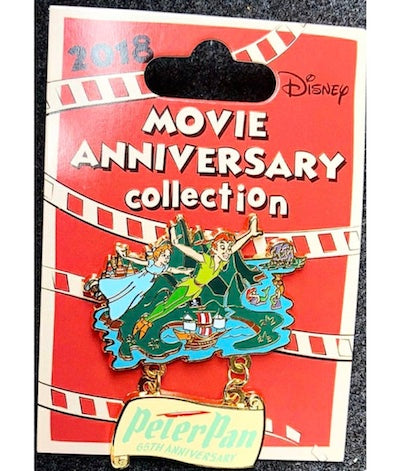 Cast Member Movie Anniversary Peter Pan Pin