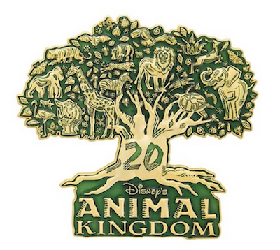 Disney's Animal Kingdom 20th Anniversary Pin Collection