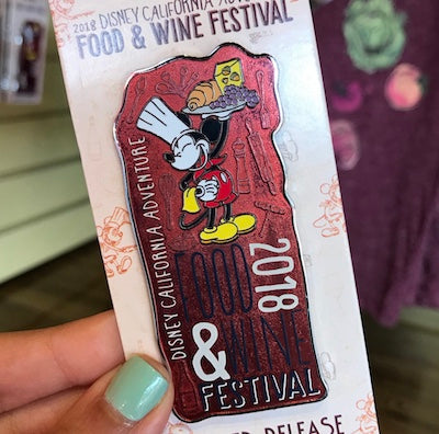 Disney California Adventure Food & Wine Festival 2018 Pin
