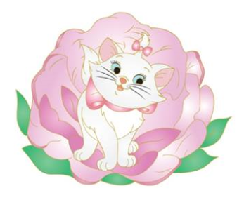 Spring Blooms Marie Disney Pin