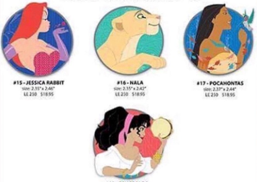 Disney Heroines WDI Pins - Set 3