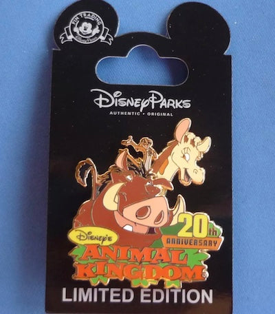 Animal Kingdom 20th Anniversary Cast Member Pin