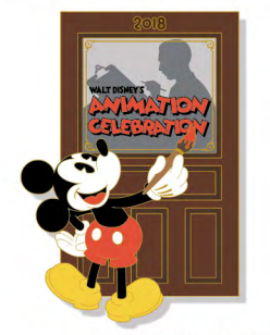 Animation Celebration Logo Pin