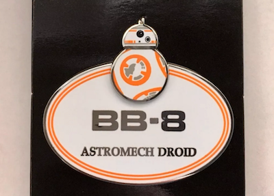 BB-8 Cast Member Name Tag Disney Pin
