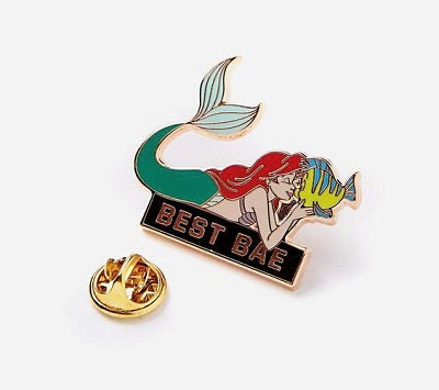 Best Bae Little Mermaid Pin