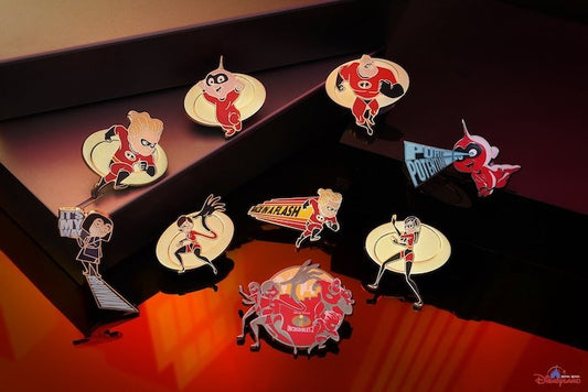 Hong Kong Disneyland Incredibles 2 Pins