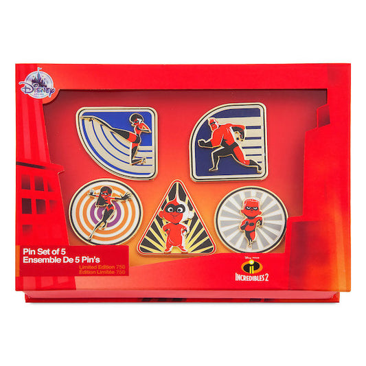 Incredibles 2 Limited Edition Pin Set