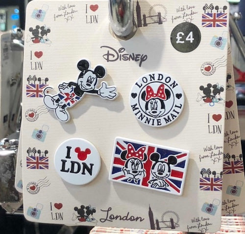 Primark London Disney Pin Set